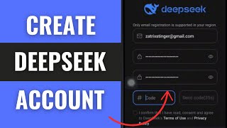 How to Signup and Create DeepSeek Account