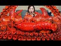 초대왕 문어다리 🐙 랍스터 🦞 매운 해물찜 먹방 ! Spicy Giant Octopus Leg & Lobster Seafoodboil Mukbang ASMR Ssoyoung