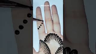 Simple And Easy Dotted Mehndi Design | New Stylish Trandy Beautiful Mehndi Design | #mehndi #shorts