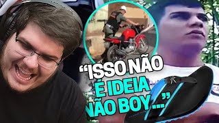 CASIMIRO REAGE: ENQUADROS DE MOTO (EP. 47) A MINA PEDIU PRA DAR UM ⚡ - XRACING | Cortes do Casimito