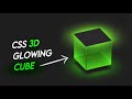 Ambient Light Effects | CSS 3d Glowing Cube Animation Effects | HTML CSS