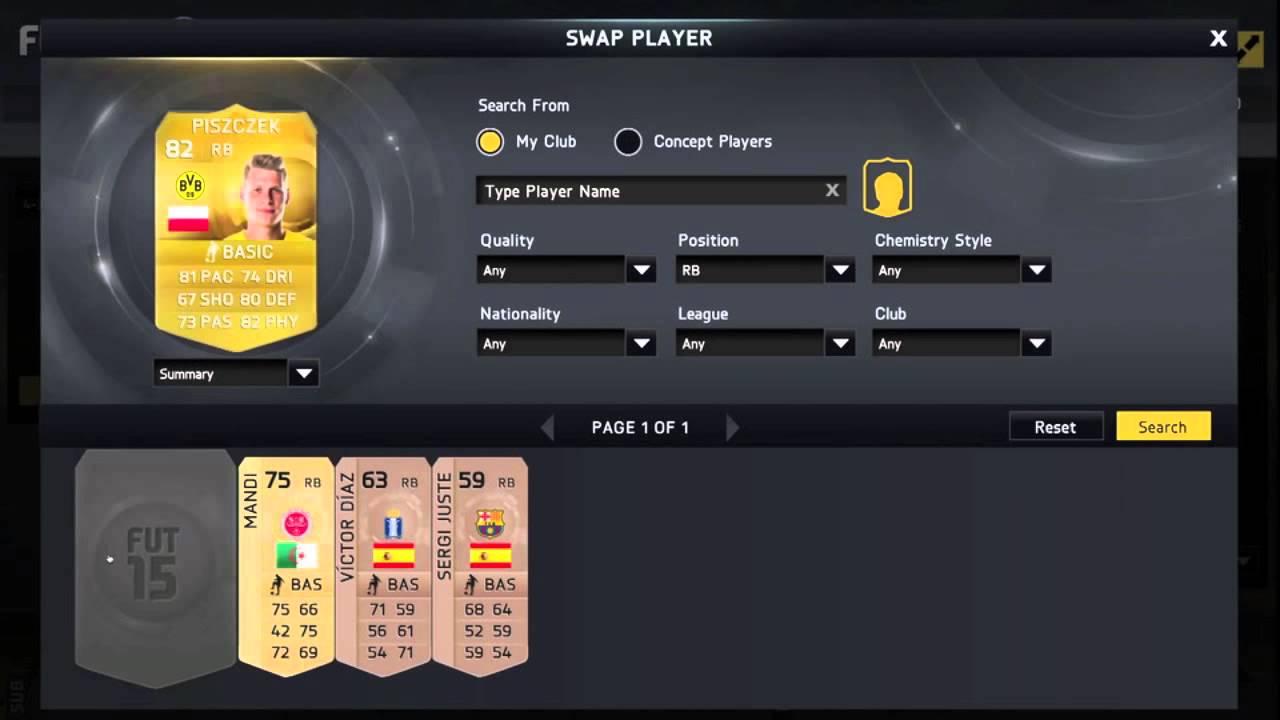 FIFA 15 SQUAD BUILDER!!!! - YouTube