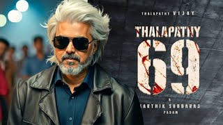 Thalapathy 69 First look || Vijay Thalapathy || Pooja Hegde || Bobby Deol #thalapathy69