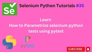 #Tutorials 35 || Python Selenium datadriven testing || Python selenium