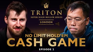 No Limit Hold'em CASH GAME | Episode 2 - Triton Poker London 2023 Part 1