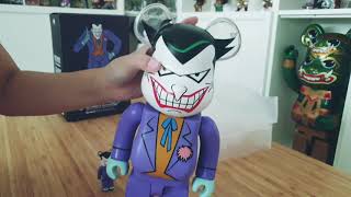 Unboxing Bearbrick Joker 小丑玩具开箱，库柏力克熊。喜欢请留言，和分享。