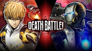 Genos VS War Machine (One Punch Man VS Marvel's Iron Man) | DEATH BATTLE!