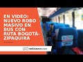 En video quedó registrado un nuevo caso de robo masivo en bus intermunicipal