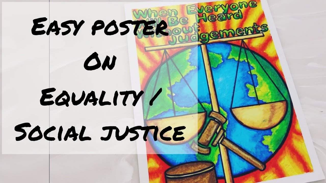 World Day Of Social Justice Poster Drawing Easy |Justice, 55% OFF