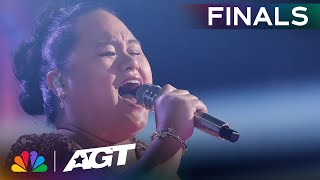 Lavender Darcangelo sings a BEAUTIFUL rendition of "You Will Be Found" | Finals | AGT 2023