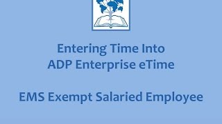 EMS Salaried Login and Time Entry - JAVA
