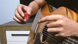 Hướng dẫn chơi guitar bằng phím gảy (Pick): Làm quen với phím.