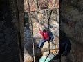 “double parked dually” walden’s ridge tn bouldering pebble mountainclimbing climbing arete