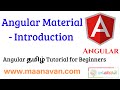 Angular Material - Introduction in Tamil | #11 Angular Tamil Tutorial for Beginners