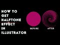 How to create halftone effect [vector design] in Illustrator 2021 || Illustrator tutorial 2021