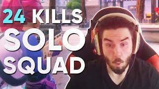 24 Kill Solo Squads!? (72hrs Fortnite Highlights)