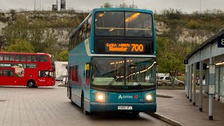 [DIRECT] FRV | Bus Route 700 - Chatham to Bluewater via Medway Tunnel | Non-TFL November FINALE