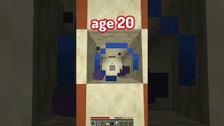 Looting Desert Temples at different ages in Minecraft (World's Smallest Violin) #shorts #minecraft