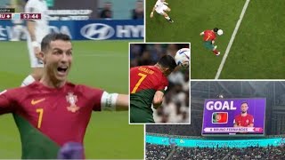 🤣Cristiano Ronaldo celebrated as if he had given Portugal the lead, but Bruno Fernandes goal