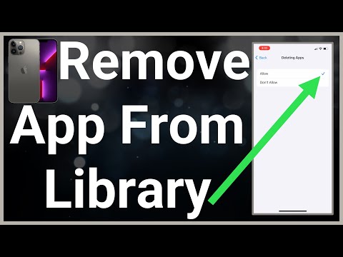 How To Remove App From App Library