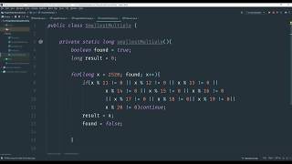 Project Euler Question 5 solution in Java : Smallest multiple