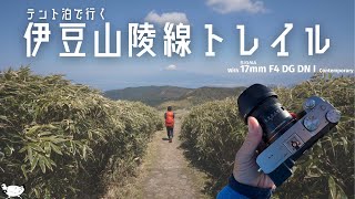 【登山】春の「伊豆山稜線トレイル」 テント泊 with SIGMA 17㎜ F4 DG DN I Contemporary (I-Series）