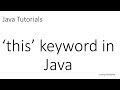 Java Tutorials: ‘this’ keyword in Java
