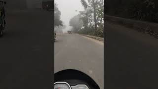 Kolkata foggy morning