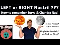 How to remember Right/Left Nostril Sun/Moon Nadi | Ida Pingla |Surya Chandra Nadi Shodhan Pranayama