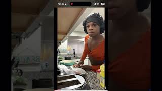 Cooking with holiday and some guys he trying to arch real hard for 😂😂 dude was not pleased lol