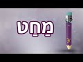 קמץ פתח 🎓 סימני ניקוד פתח קמץ לילדים 📑 דפי עבודה קמץ פתח להדפסה