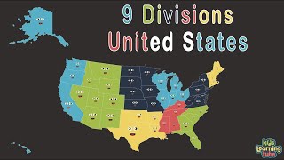 United States Song | 50 States and 9 Divisions of the USA