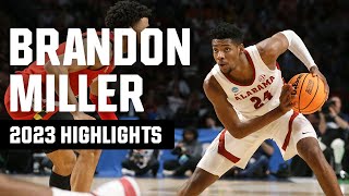 Brandon Miller 2023 NCAA tournament highlights