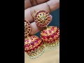 real kemp jhumkas jhumkas earrings collection real kemp pearls sri fine jewellery