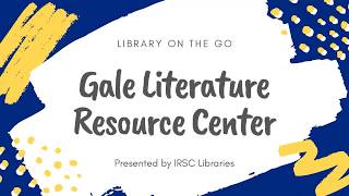 Gale Literature Resource Center