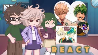 BKDK parents react to THEM! ✴️✳️ - cussing! (not a lot) #bakudeku #mha