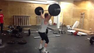 Snatch  70 x 3 reps by Mathias Glorvigen