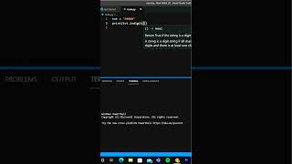 isdigit() function in python | Python #shorts