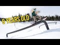 AMAZING 9 YEAR OLD SNOWBOARDER!