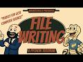File Writing -  Python Tutorial + Full Explanation