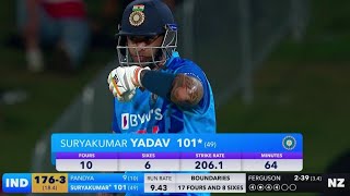 Suryakumar yadav 111(51)|| ind vs nz t20 t20 match highlights||India vs newzealand t20 highlights