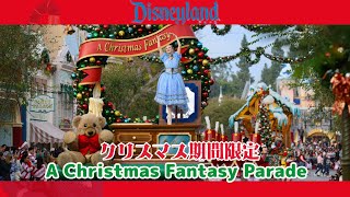 【DLR】最前フルショークリスマスファンタジーパレード🎄