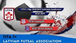 TFK Salaspils - RSU/BAO-Dobele [LTFA 1.LĪGA 2018/19 Highlights]