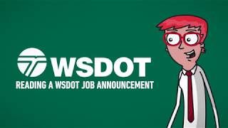 How to read WSDOT job announcements