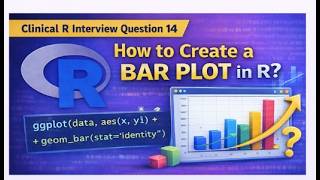 Clinical R Interview Question 14 How To Create A Bar Plot In R