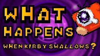 What actually happens when Kirby swallows something? - Sprite animation