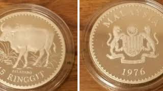 1976 Malaysia 15 Ringgit Coin WORTH Gaur?