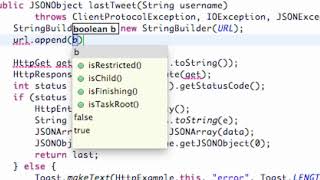 Android Developing Applications Tutorial 152 Appending with StringBuilder