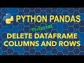 Python Pandas - Delete DataFrame Columns and Rows