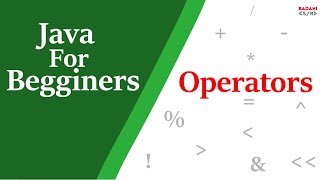 #7 Java Tutorial For Beginners in Hindi | Operators in Java